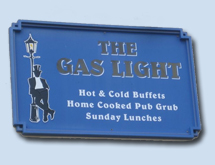 [The old 'Gas Light' pub sign]